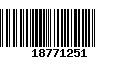 Código de Barras 18771251