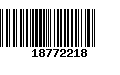 Código de Barras 18772218