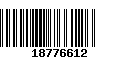 Código de Barras 18776612