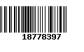 Código de Barras 18778397