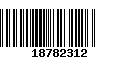 Código de Barras 18782312