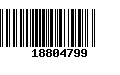 Código de Barras 18804799