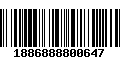 Código de Barras 1886888800647