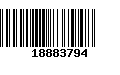 Código de Barras 18883794