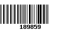 Código de Barras 189859