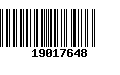 Código de Barras 19017648