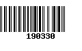 Código de Barras 190330