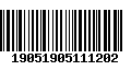 Código de Barras 19051905111202