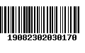 Código de Barras 19082302030170