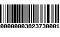 Código de Barras 19100000003823730001302