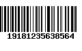 Código de Barras 19181235638564