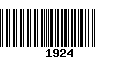 Código de Barras 1924