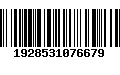 Código de Barras 1928531076679