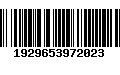 Código de Barras 1929653972023