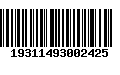 Código de Barras 19311493002425