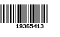 Código de Barras 19365413