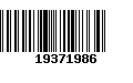 Código de Barras 19371986