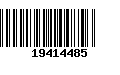 Código de Barras 19414485