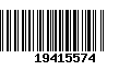 Código de Barras 19415574