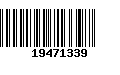 Código de Barras 19471339