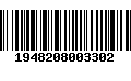 Código de Barras 1948208003302