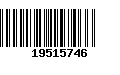 Código de Barras 19515746