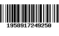 Código de Barras 1958917249250