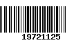 Código de Barras 19721125