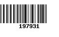 Código de Barras 197931