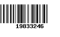 Código de Barras 19833246