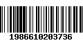 Código de Barras 1986610203736