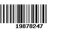 Código de Barras 19878247