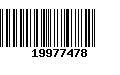 Código de Barras 19977478