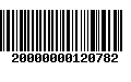 Código de Barras 20000000120782