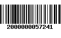 Código de Barras 2000000057241