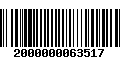 Código de Barras 2000000063517