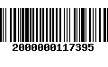 Código de Barras 2000000117395