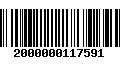 Código de Barras 2000000117591