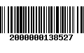 Código de Barras 2000000138527