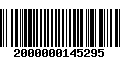 Código de Barras 2000000145295