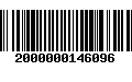 Código de Barras 2000000146096