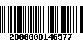 Código de Barras 2000000146577