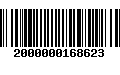 Código de Barras 2000000168623