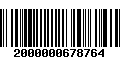 Código de Barras 2000000678764