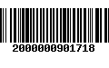 Código de Barras 2000000901718