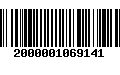 Código de Barras 2000001069141