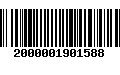 Código de Barras 2000001901588