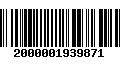 Código de Barras 2000001939871