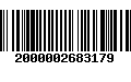 Código de Barras 2000002683179