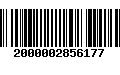 Código de Barras 2000002856177